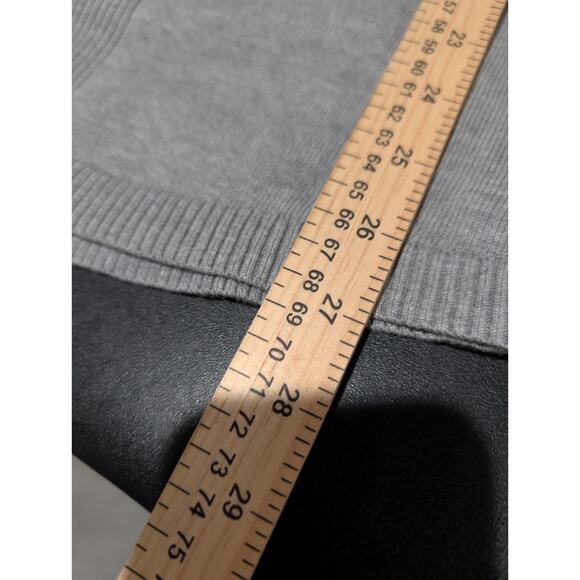 Lands' End Women's Gray Oversized Tunic Sweater Knit Knee Length Shirt Size XS - Picture 12 of 14